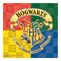 Servilletas de Harry Potter Hogwarts Houses de 16,5 x 16,5 cm - 20 unidades