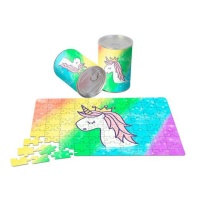 Puzzle en lata de Unicornio