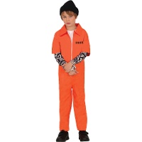 Disfraz de prisionero tatuado para niño