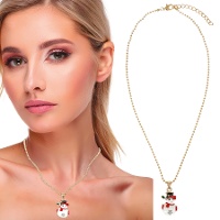 Collar de muñeco de nieve