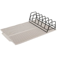 Escurreplatos de 24 x 9,5 x 8 cm con base de silicona