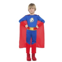 Disfraz de superhéroe con rayo para niño