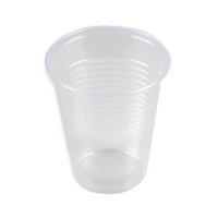 Vasos de 200 ml de plástico transparentes - 50 unidades