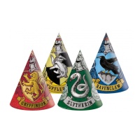 Sombreros de Harry Potter Hogwarts Houses 16 x 12 cm - 6 unidades