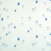 Tela jersey AW de algodón Polar Bear Footprint - Katia