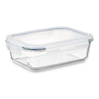 Tupper de 640 ml de borosilicato rectangular