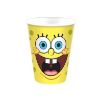 Vasos de Bob Esponja de 266 ml - 8 unidades