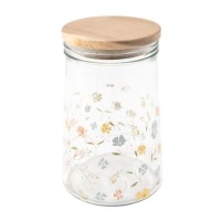 Tarro de 850 ml Flores - DCasa