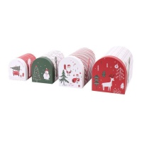 Caja de buzón navideño - DCasa - 4 unidades