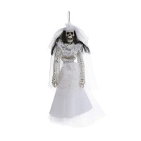 Colgante de novia esqueleto de 40 cm