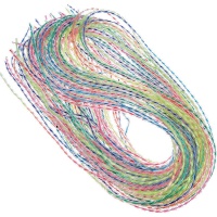 hilos para Scoubidous trenzados de colores de 80 cm - Artemio - 30 piezas