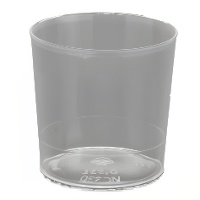 Vasos de 330 ml de plástico transparentes para mojito - 10 unidades