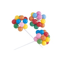 Topper para tarta de ramillete de globos de 17 cm - 144 unidades