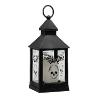 Farolillo de calavera con luz