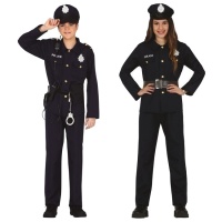 Disfraz de policía clásico juvenil