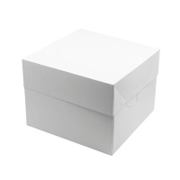 Caja para tarta de 20 x 20 x 15 cm - Sweetkolor - 3 unidades