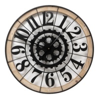 Reloj de pared engranajes de 60 cm - DCasa