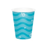 Vasos de 250 ml de Mundo Marino - 8 unidades