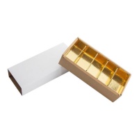 Caja de 17,5 x 7 x 4,5 cm para bombones Berlín