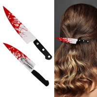 Horquilla de cuchillo ensangrentado