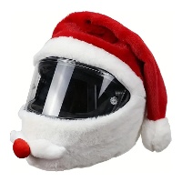 Funda para casco de Papá Noel