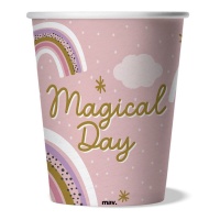 Vasos de Unicornio magical de 250 ml - 8 unidades