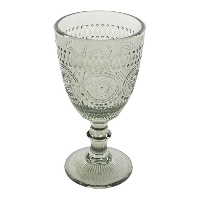 Copa de 300 ml de cristal grabado verde agua