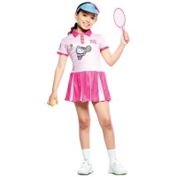 Disfraz de gato tenista Hello Kitty para niña