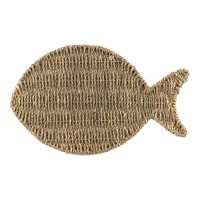Bandeja decorativa de pez de alga de 40 x 27 cm - DCasa