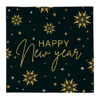 Servilletas de 16,5 x 16,5 cm de Happy New Year - 30 unidades
