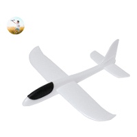 Avioneta aerodinámica blanca de