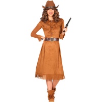 Disfraz de vaquero western para mujer