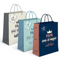 Bolsa de Papá eres el mejor de 23 x 18 x 10 cm - 1 unidad