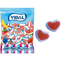 Corazón azul y rojo - Dulce corazón Vidal - 1,5 Kg
