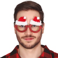 Gafas de Papá Noel con sombreros