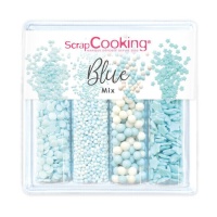 Kit de sprinkles variados de blue mix de 64 gr - Scrapcooking
