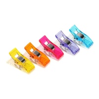 Pinzas para tela de 2,6 cm de colores - Clover - 10 unidades