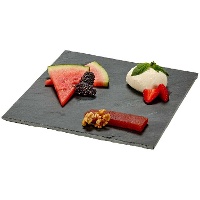 Plato de 25 x 25 cm de pizarra
