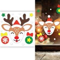 Decoración adhesiva de gel de Reno