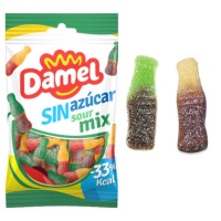 Botella cola surtida sin azúcar - Damel - 90 gr