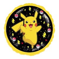 Globo de Pokemon negro de 43 cm