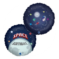 Globo de Space Birthday de 46 cm - Grabo