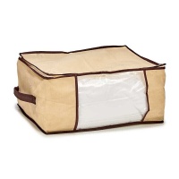 Funda guarda ropa de 45 x 30 x 20 cm natural