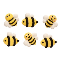 Figuras de azúcar de abejas - Decora - 6 unidades