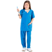 Disfraz de enfermero azul para niños