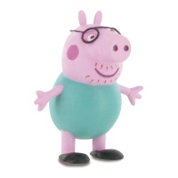 Figura para tarta de Papa Pig de 7 cm - 1 unidad