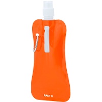 Botella de 0,40 L plegable con mosquetón
