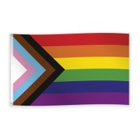 Bandera de flecha con colores arcoíris de 90 x 150 cm