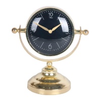 Reloj de mesa oro y negro - DCasa