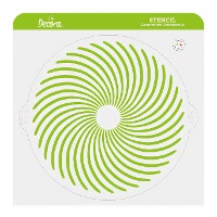 Stencil espiral de 25 cm